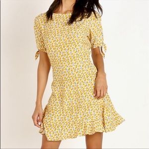 Faithfull the Brand Daphne Mini Dress Floral size 4 US